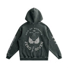 PØM ORIGINS — Snow Washed Hoodie | 420gsm Cotton Pair Of Monkeys