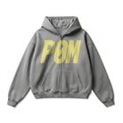 PØM ESSENTIALS — Cropped Zip-Up Hoodie | 460gsm Cotton Fleece Pair Of Monkeys