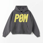 PØM ESSENTIALS — Cropped Zip-Up Hoodie | 460gsm Cotton Fleece Pair Of Monkeys