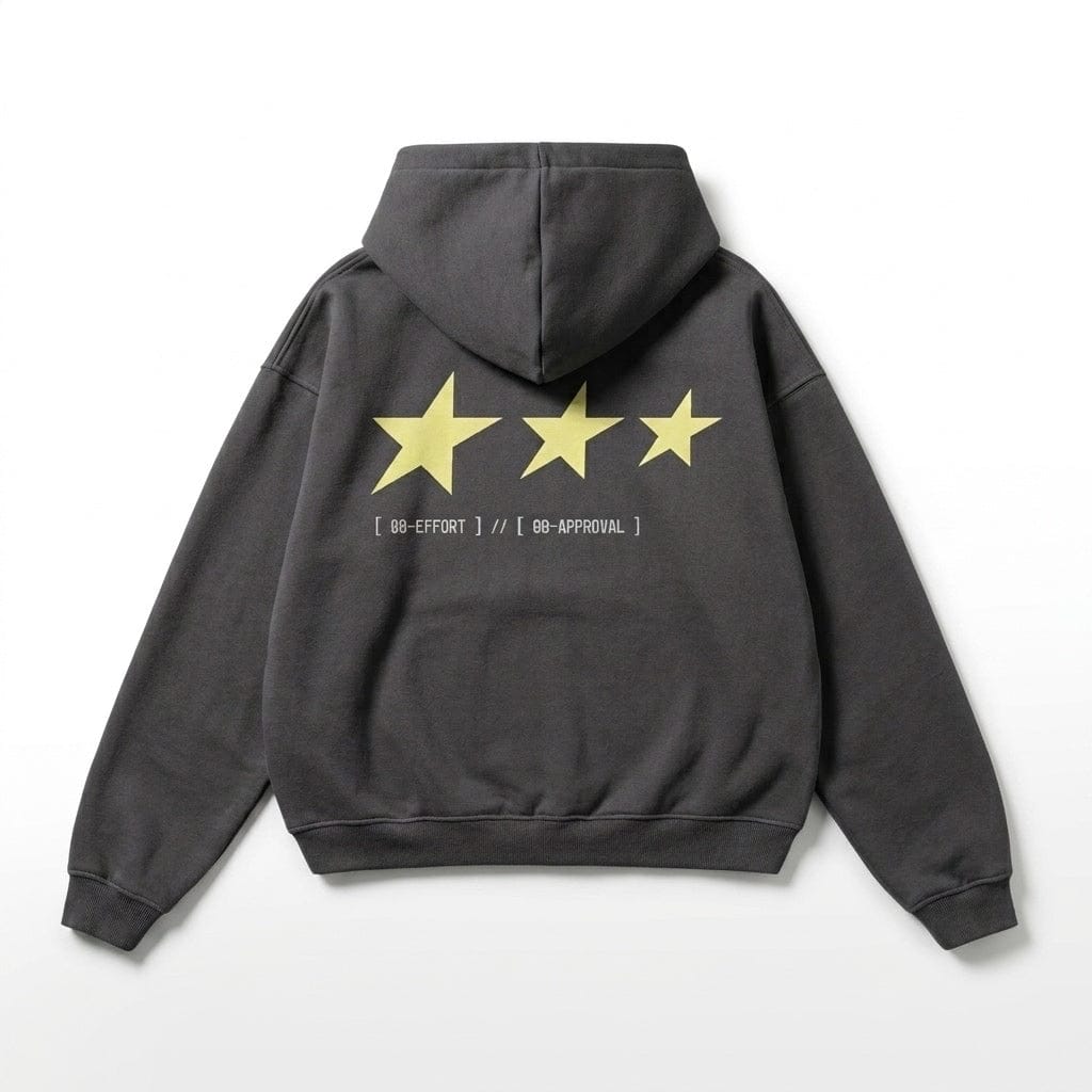PØM ESSENTIALS — Cropped Zip-Up Hoodie | 460gsm Cotton Fleece Pair Of Monkeys