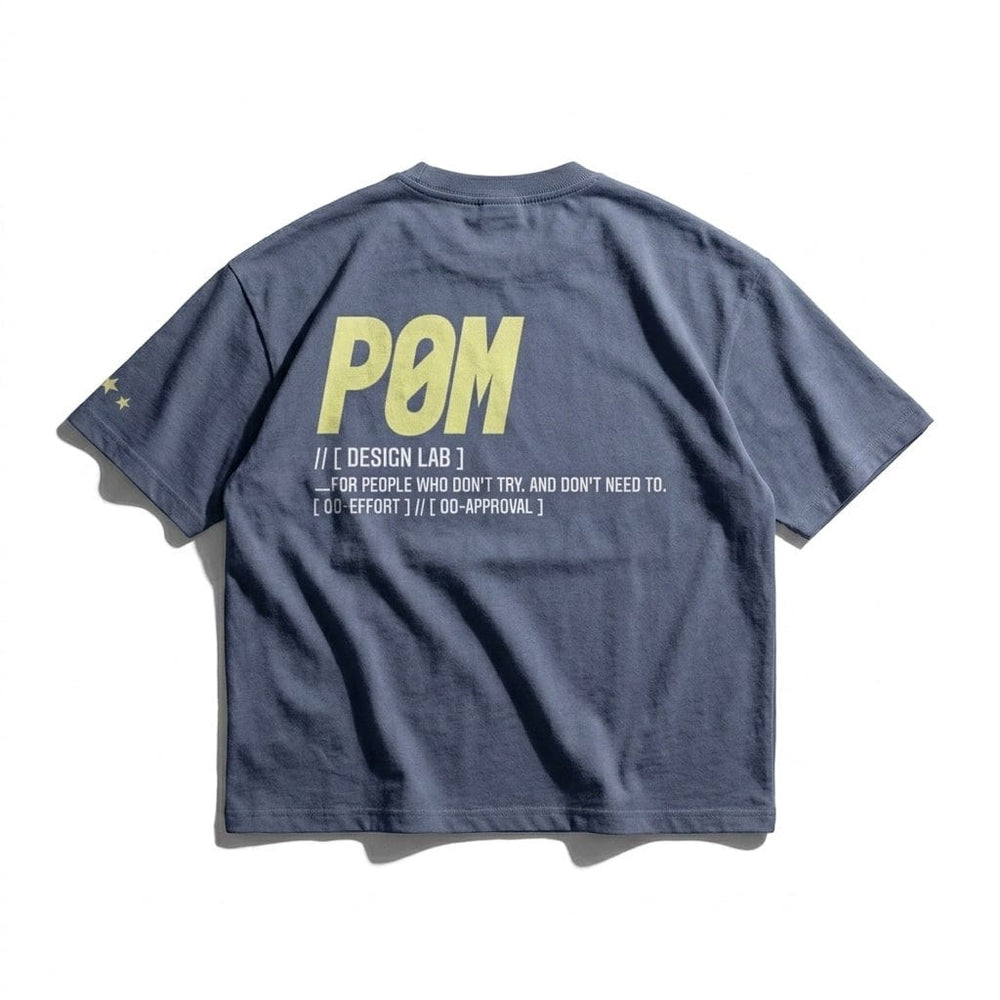 PØM ESSENTIALS — Oversized Boxy T-Shirt Pair Of Monkeys
