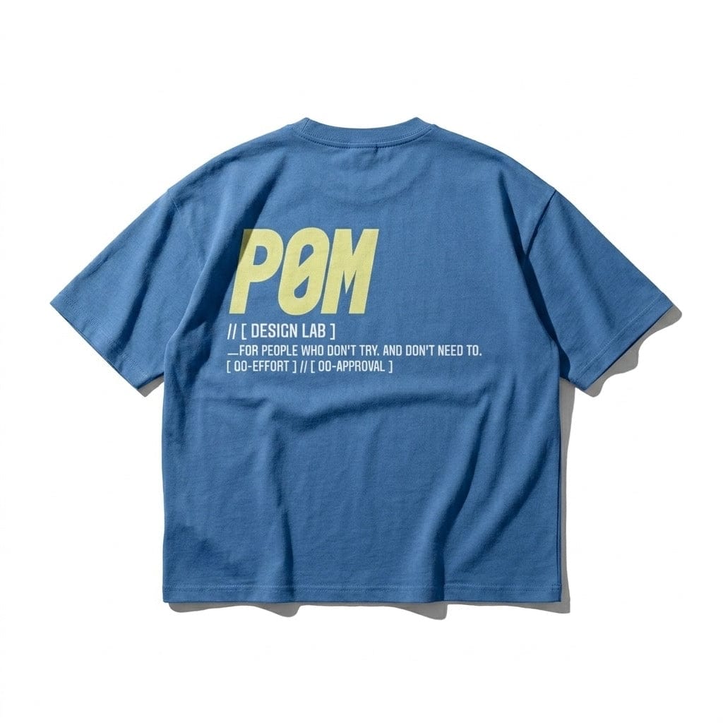 PØM ESSENTIALS — Oversized Boxy T-Shirt Pair Of Monkeys