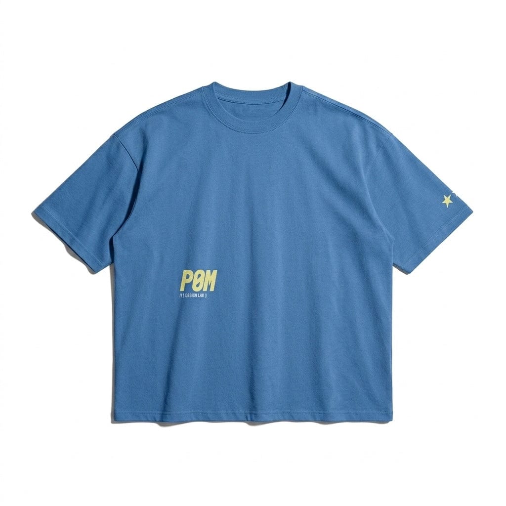PØM ESSENTIALS — Oversized Boxy T-Shirt Pair Of Monkeys