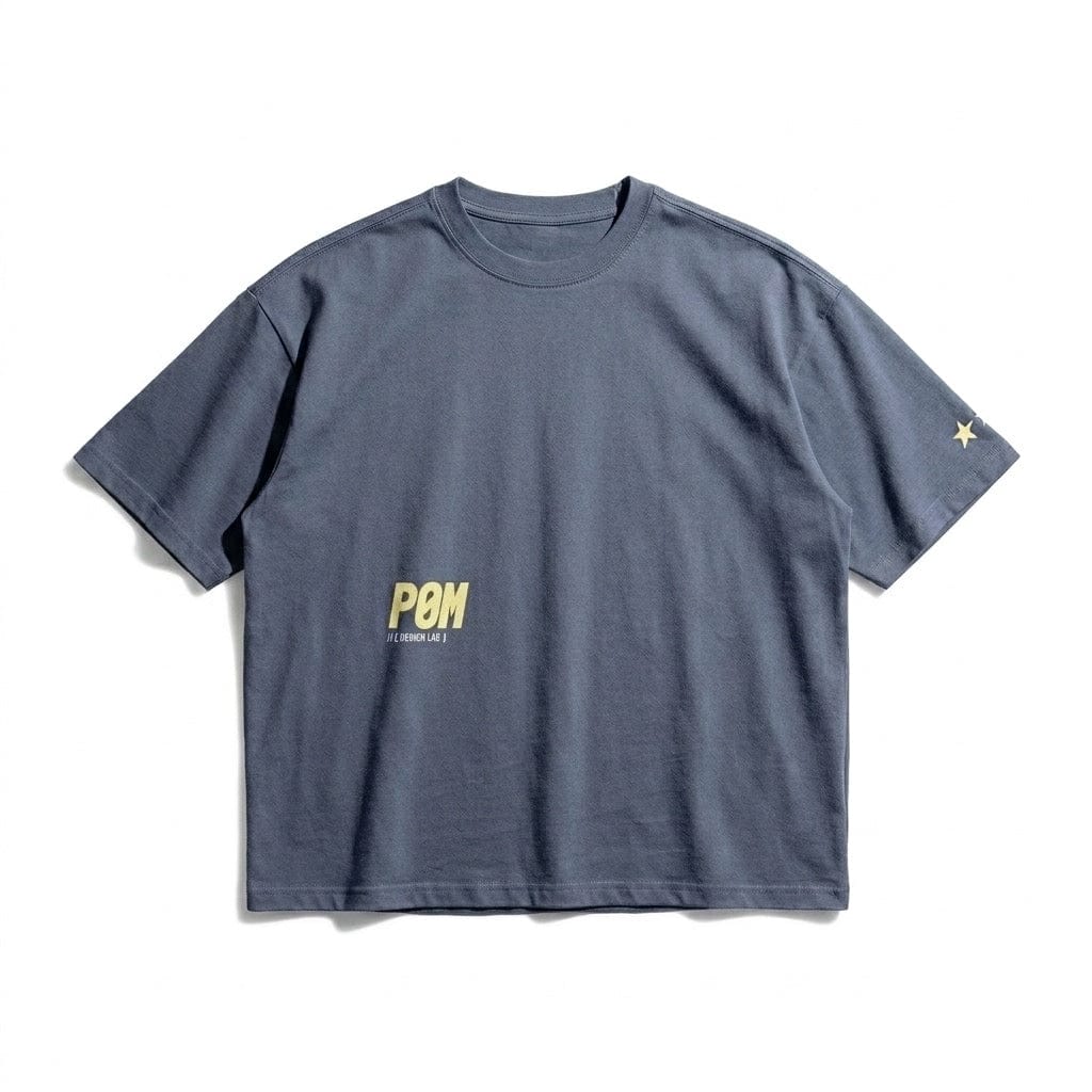PØM ESSENTIALS — Oversized Boxy T-Shirt Pair Of Monkeys