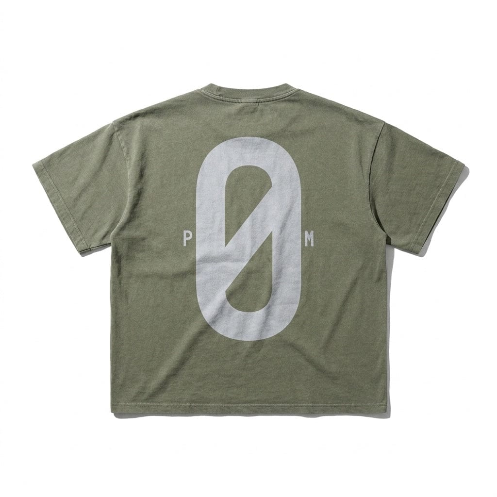PØM ESSENTIALS — Enzyme Washed T-Shirt | 250gsm Cotton Pair Of Monkeys