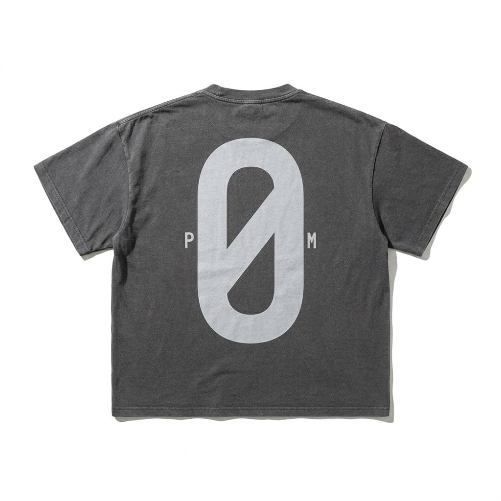 PØM ESSENTIALS — Enzyme Washed T-Shirt | 250gsm Cotton Pair Of Monkeys