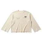 PØM ESSENTIALS — Unisex Waffle Raw Edge T-Shirt | 220gsm Cotton Blend Pair Of Monkeys