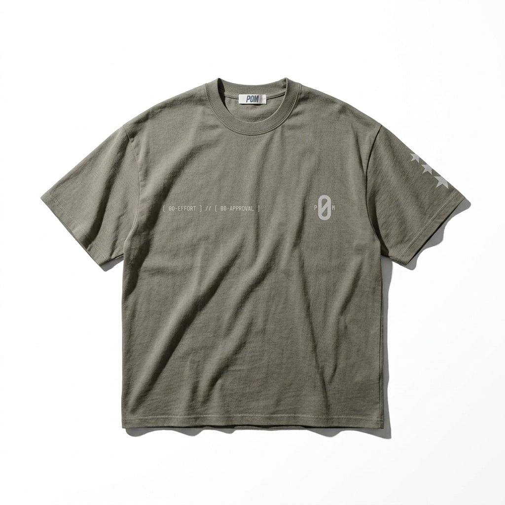 PØM ORIGINS — Boxy Oversized T-Shirt | 330gsm Cotton Pair Of Monkeys