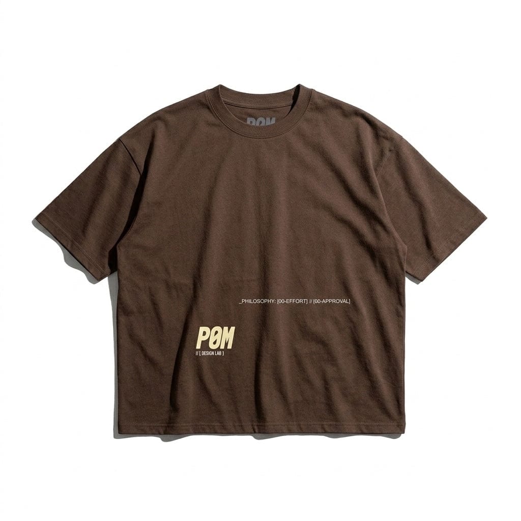 PØM ESSENTIALS — Boxy T-Shirt [022] | 280gsm Cotton PODpartner