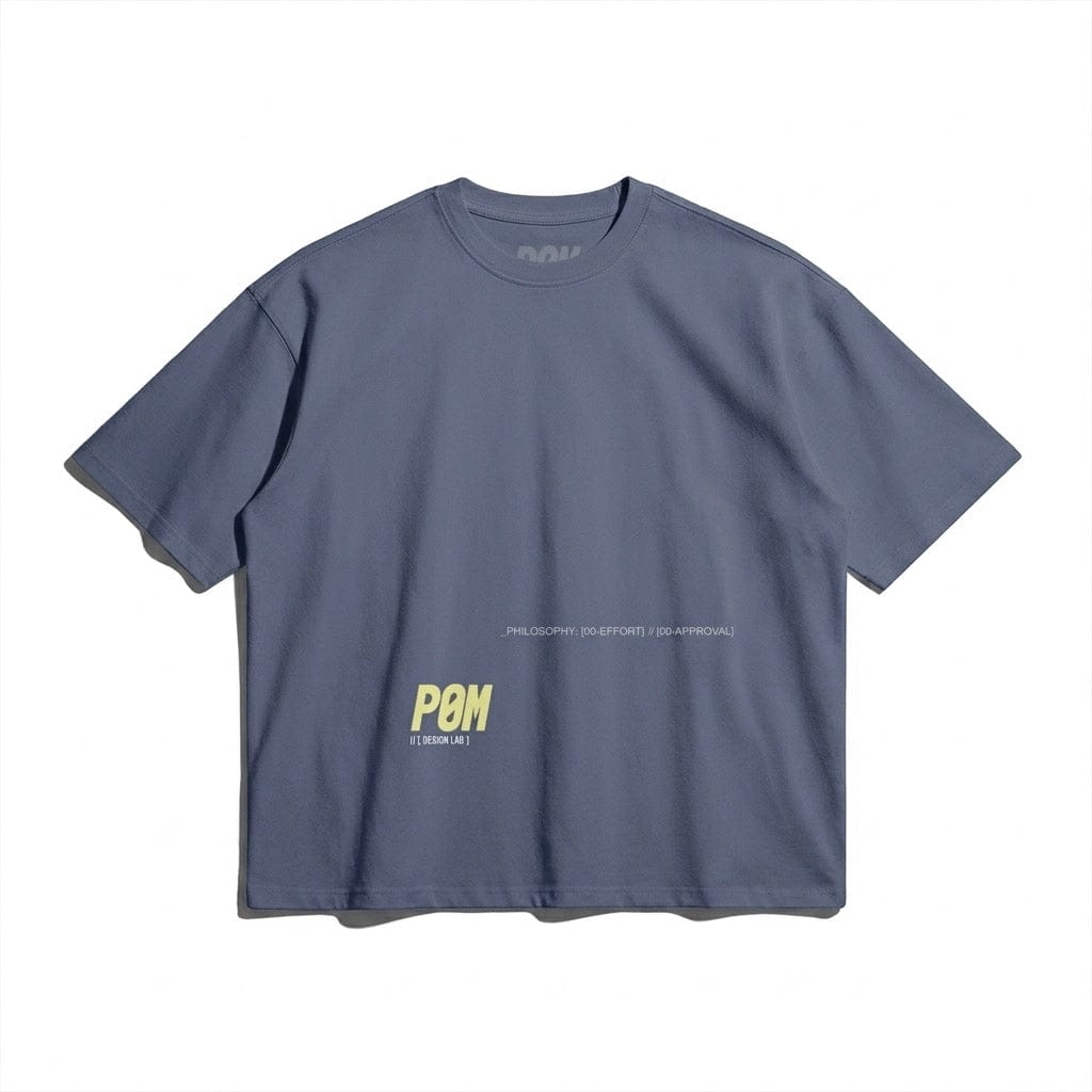 PØM ESSENTIALS — Boxy T-Shirt [022] | 280gsm Cotton PODpartner