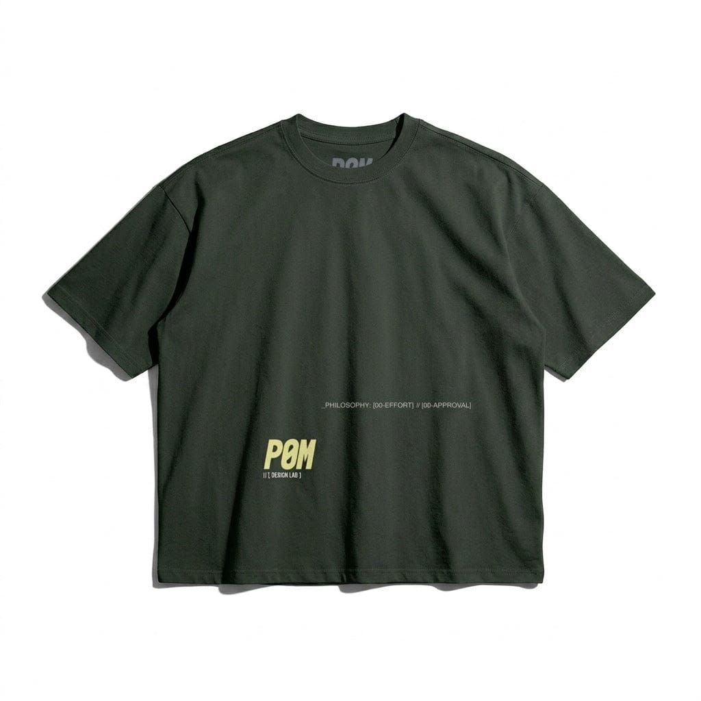 PØM ESSENTIALS — Boxy T-Shirt [022] | 280gsm Cotton PODpartner