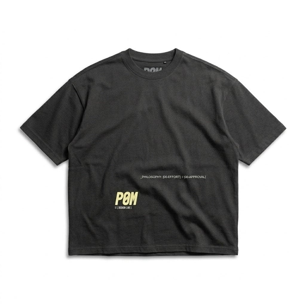 PØM ESSENTIALS — Boxy T-Shirt [022] | 280gsm Cotton PODpartner