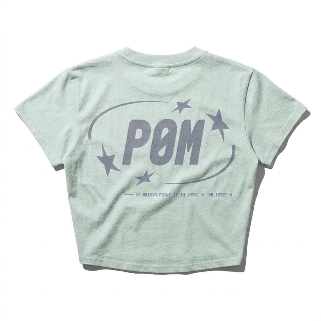 PØM ESSENTIALS — Crop Tee [018] | 100% Cotton PODpartner