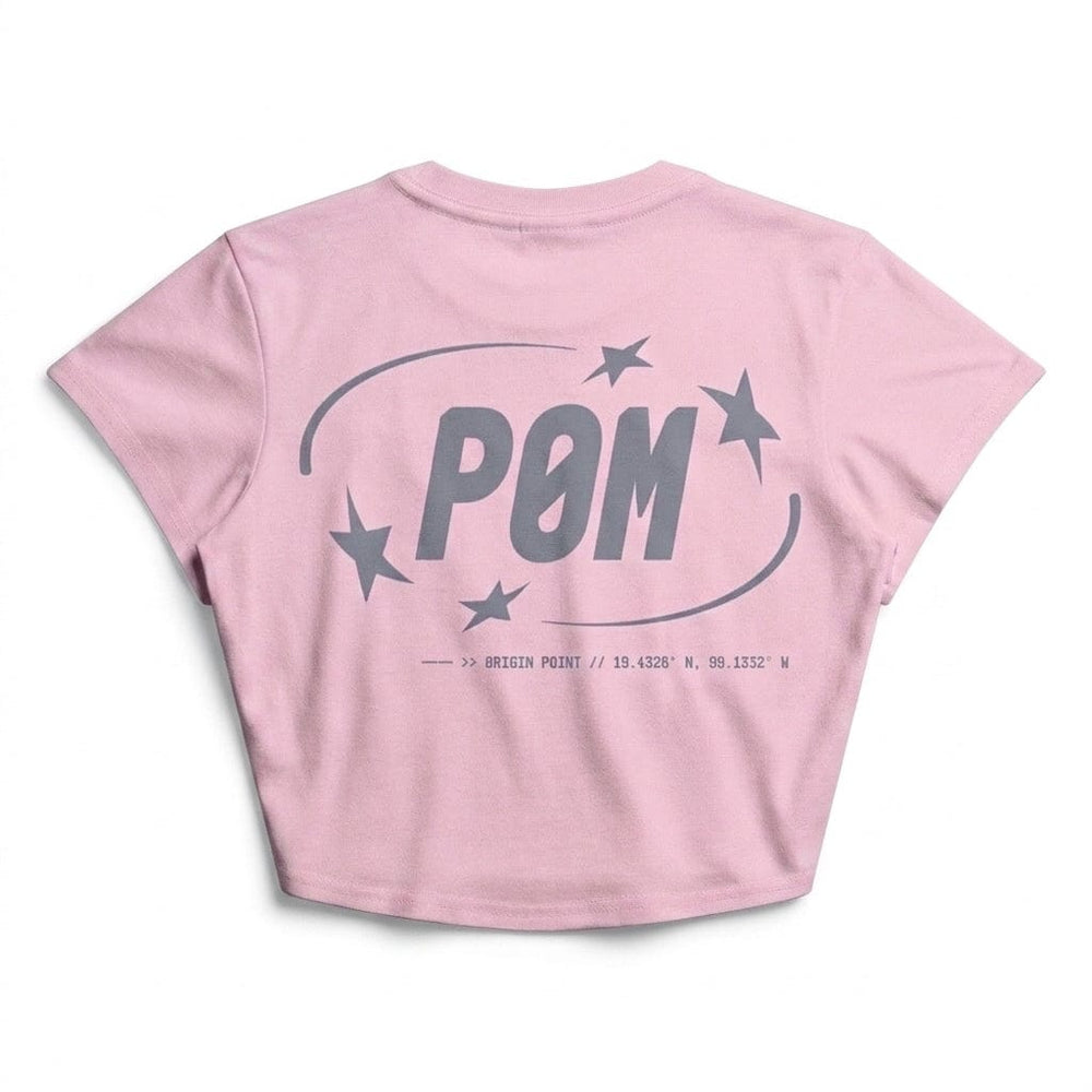 PØM ESSENTIALS — Crop Tee [018] | 100% Cotton Pair Of Monkeys