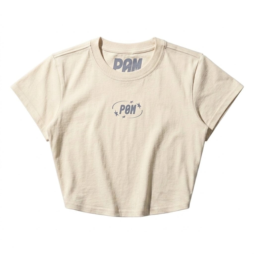 PØM ESSENTIALS — Crop Tee [018] | 100% Cotton PODpartner