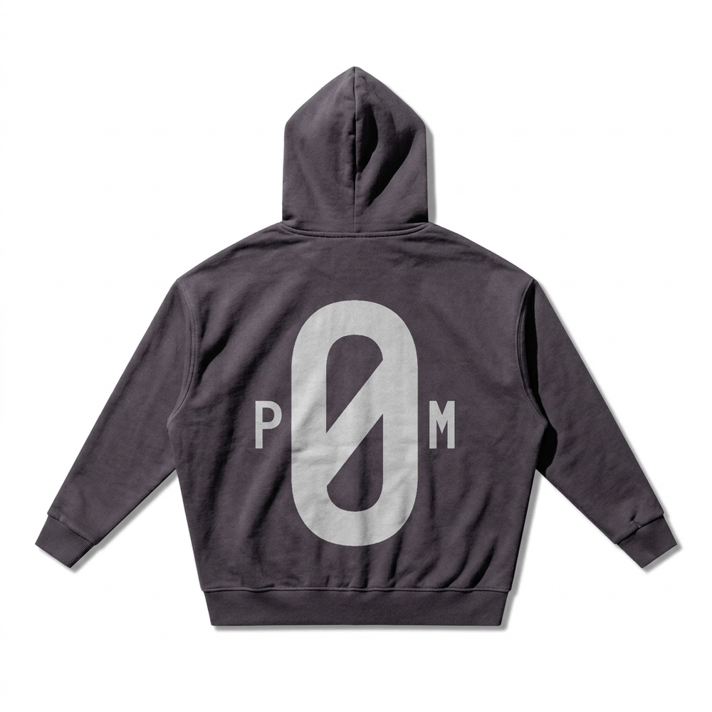 PØM ESSENTIALS — Ø Full Zip Hoodie [023] | 430gsm Cotton-Poly