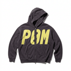 PØM ESSENTIALS — Loose Full-Zip Hoodie [014] | 430gsm Heavyweight Pair Of Monkeys