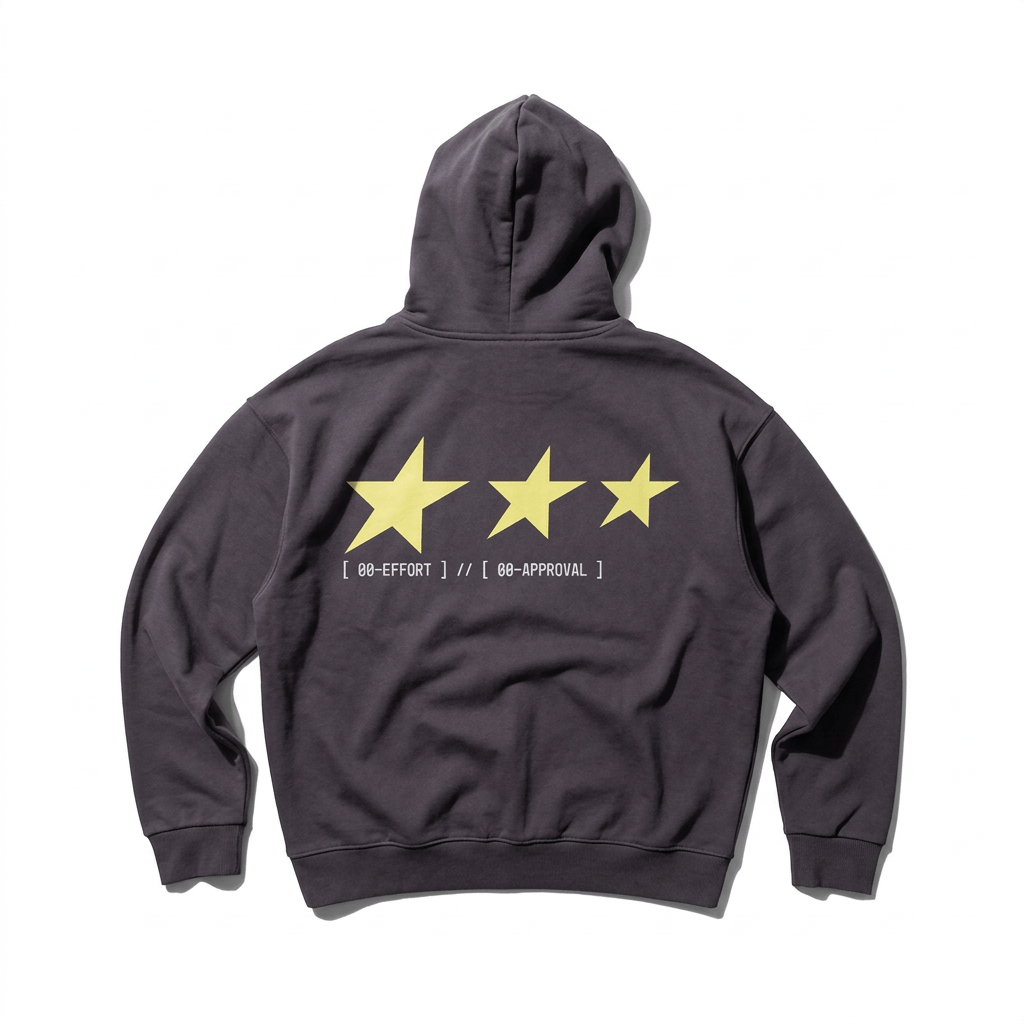 PØM ESSENTIALS — Loose Full-Zip Hoodie [014] | 430gsm Heavyweight Pair Of Monkeys