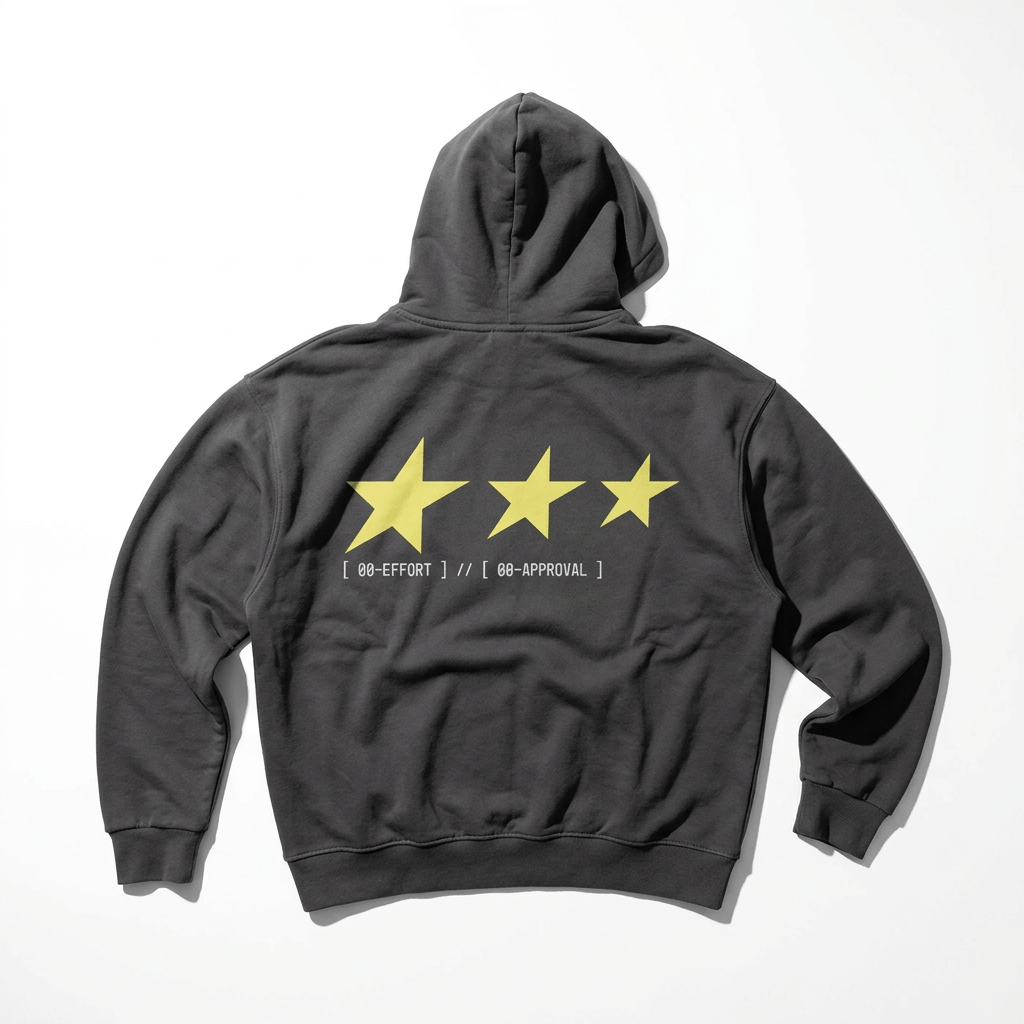 PØM ESSENTIALS — Loose Full-Zip Hoodie [014] | 430gsm Heavyweight Pair Of Monkeys