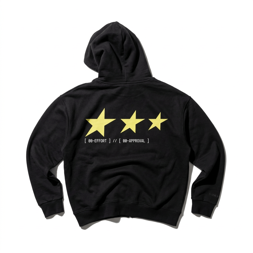 PØM ESSENTIALS — Loose Full-Zip Hoodie [014] | 430gsm Heavyweight Pair Of Monkeys