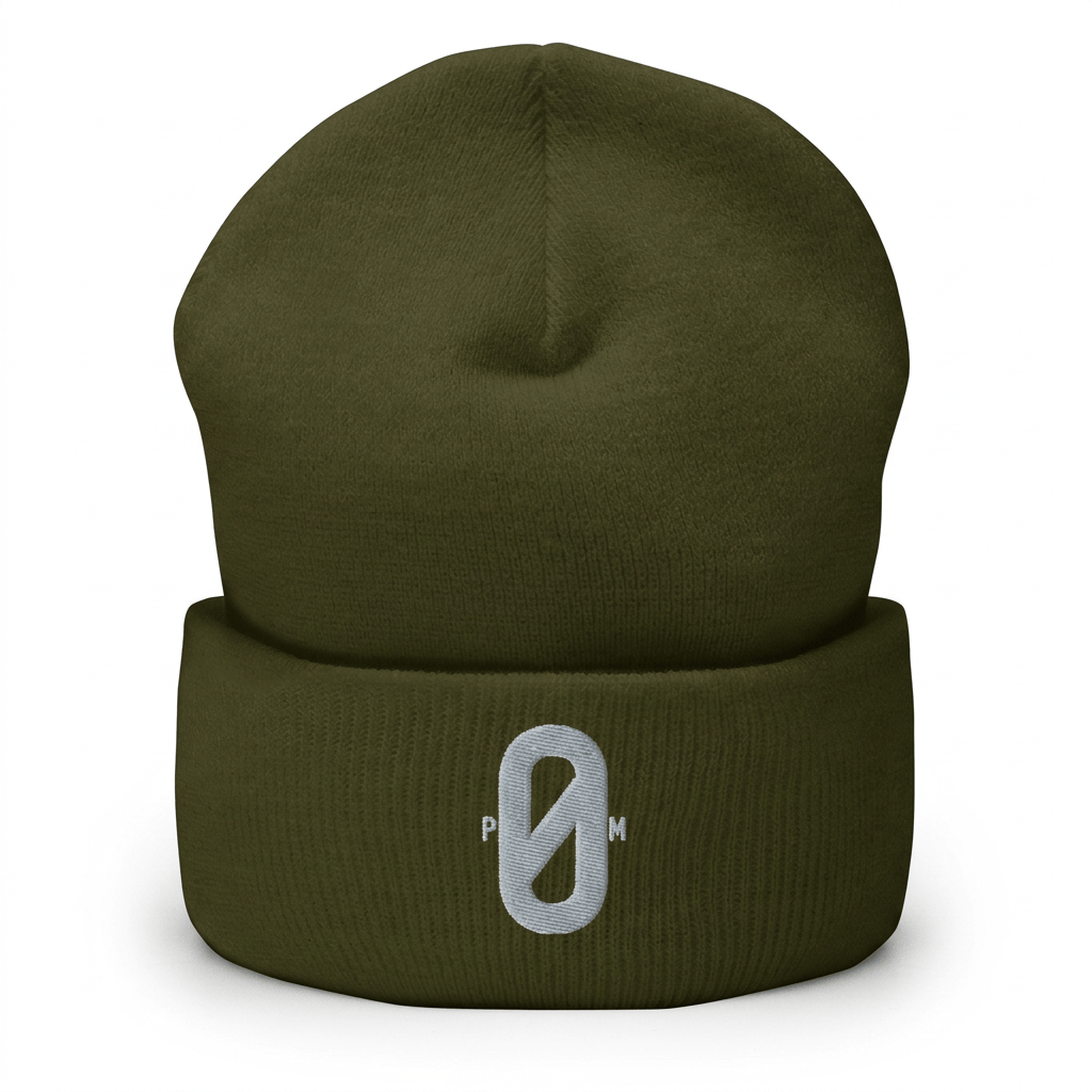 PØM ESSENTIALS — Cuffed Beanie [024] Pair Of Monkeys