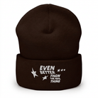 PØM ESSENTIALS — Real Thing Cuffed Beanie [025] Pair Of Monkeys