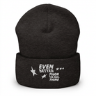 PØM ESSENTIALS — Real Thing Cuffed Beanie [025] Pair Of Monkeys