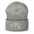 PØM ESSENTIALS — Real Thing Cuffed Beanie [025] Pair Of Monkeys