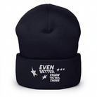 PØM ESSENTIALS — Real Thing Cuffed Beanie [025] Pair Of Monkeys
