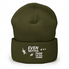 PØM ESSENTIALS — Real Thing Cuffed Beanie [025] Pair Of Monkeys